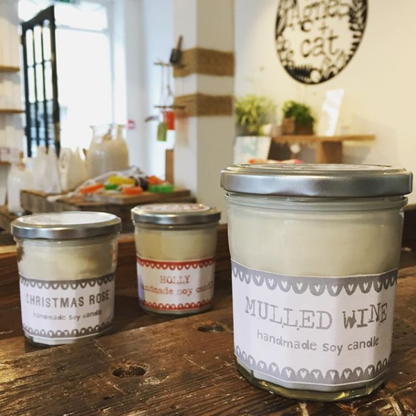 220g Soy Wax Jam Jar Candle - Coffee and Walnut