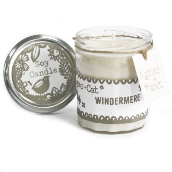 220g Soy Wax Jam Jar Candle - Windermere