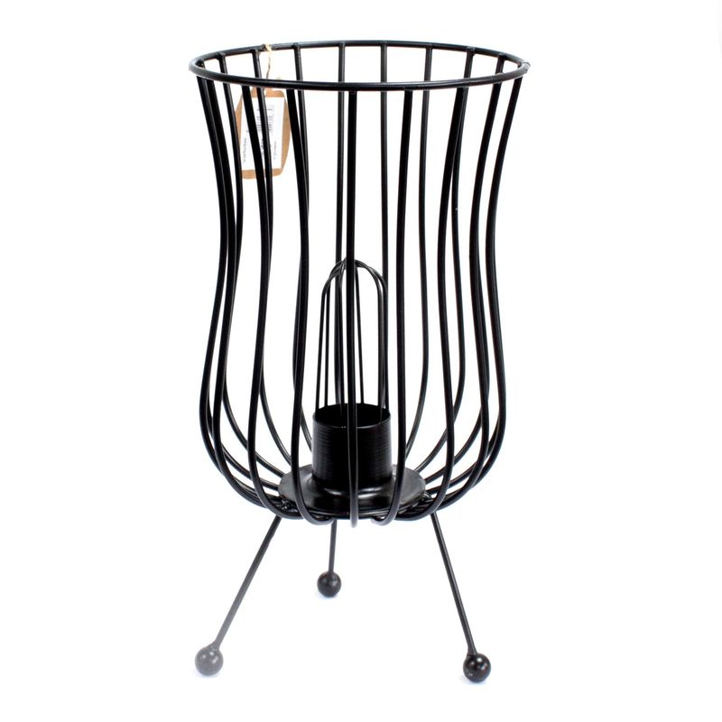 Tall Industrial Iron Lamp