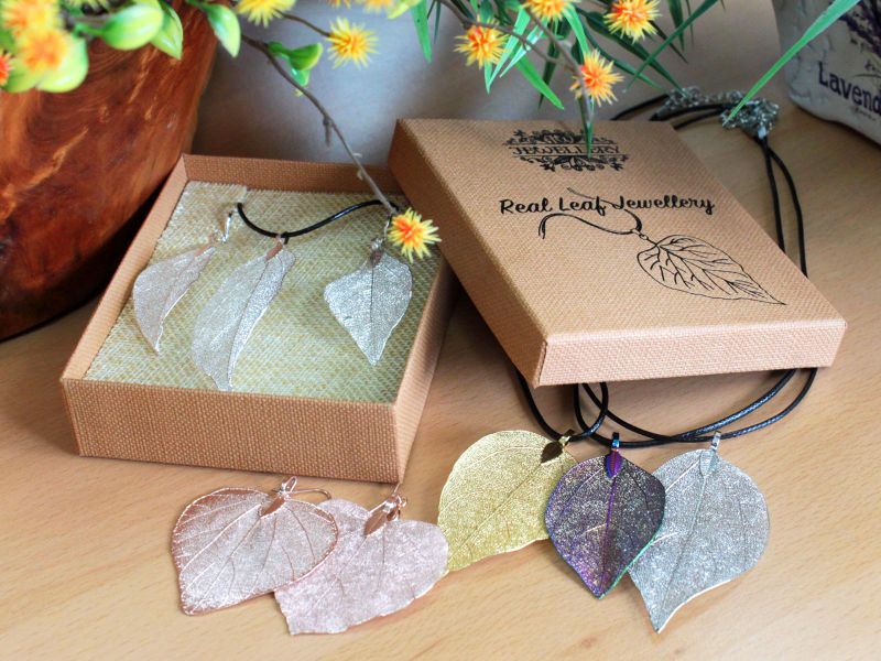 Necklace - Festive Fir - Gold