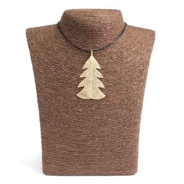 Necklace - Festive Fir - Gold