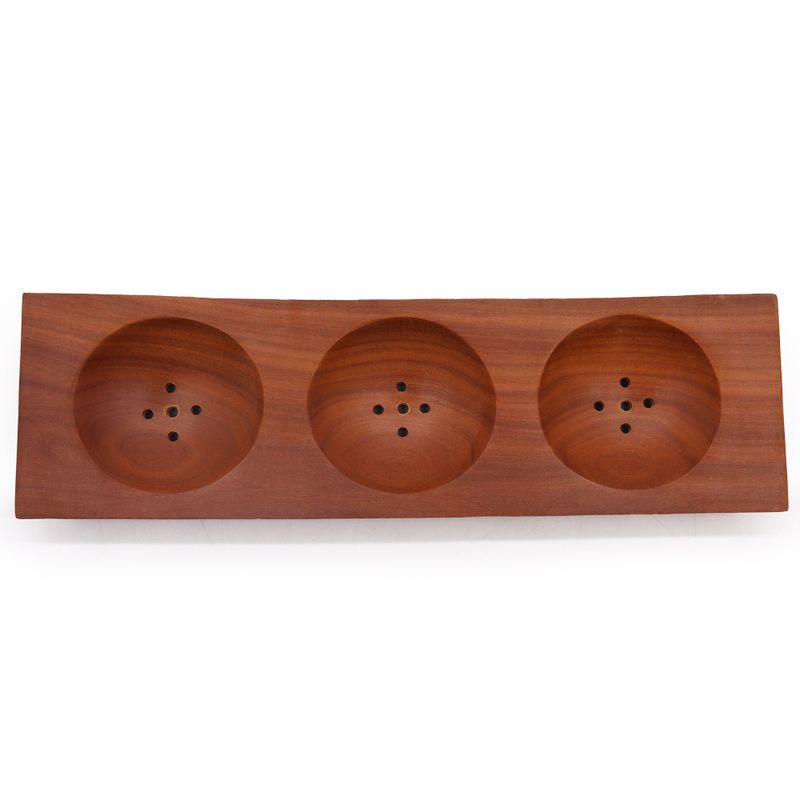Three Bay Naseberry Soap Dish