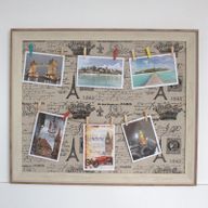 Lrg DIY Peg Photo Frames - Paris
