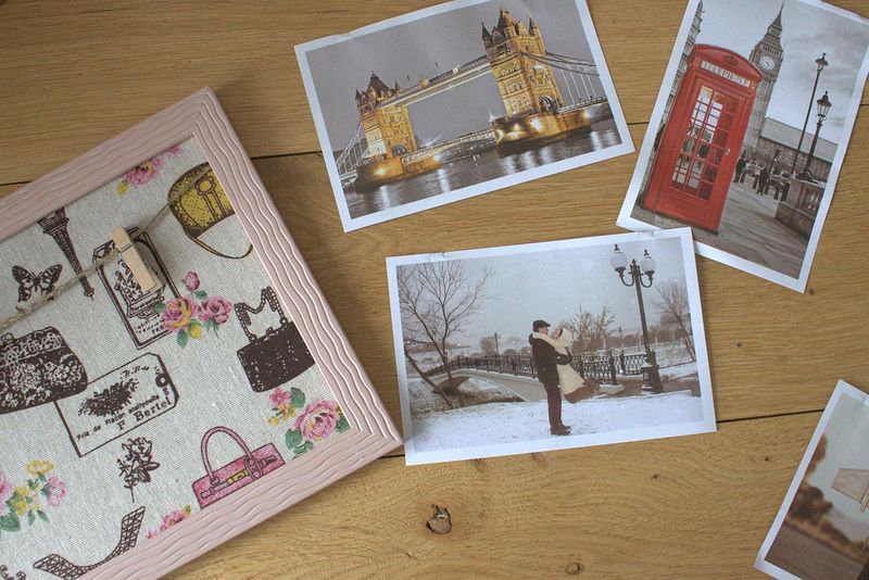 Med DIY Peg Photo Frames - Natural Jute