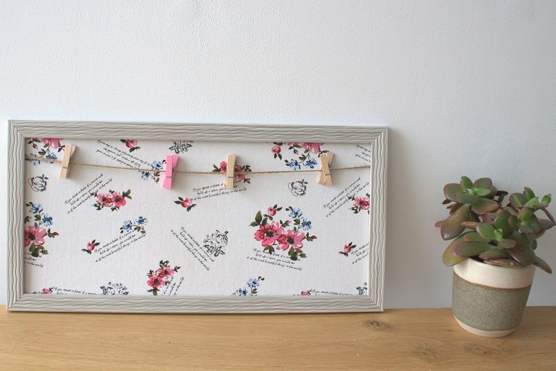 Mini DIY Peg Photo Frames - Assorted Floral