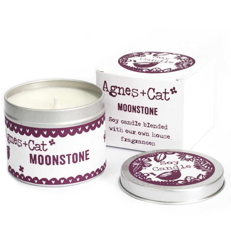 200g Gift Boxed Soy Wax Tin Candle - Moonstone