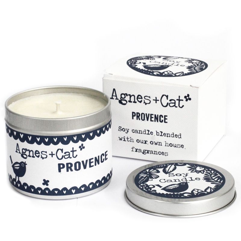 200g Gift Boxed Soy Wax Tin Candle - Provence
