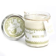 220g Soy Wax Jam Jar Candle - White Fig
