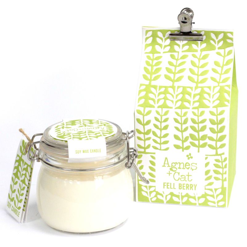 400g Gift Boxed Soy Wax Kilner Jar Candle - Fell Berry
