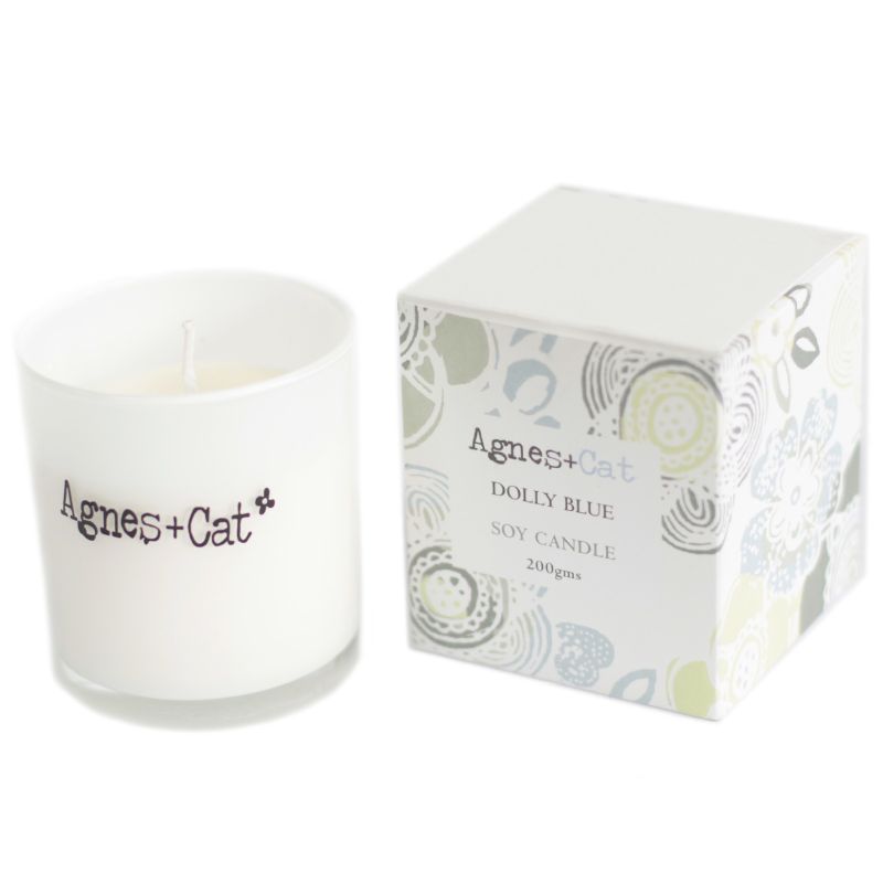 200g Gift Boxed Soy Wax Votive Candle - Dolly Blue