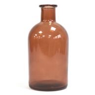 250 ml Round Antique Reed Diffuser Bottle - Amber (caps sold separately)