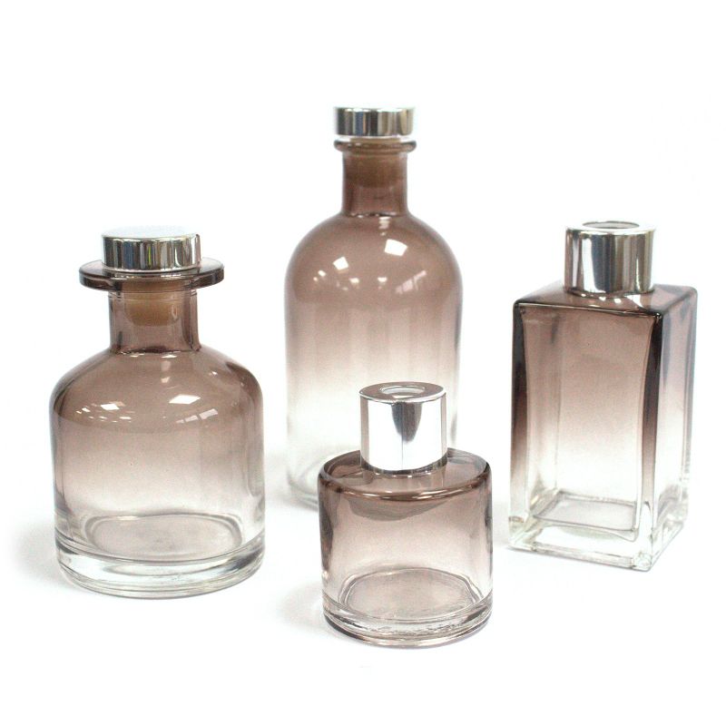 100 ml Square Long Reed Diffuser bottle - Charcoal (caps sold separately)
