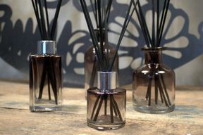 100 ml Square Long Reed Diffuser bottle - Charcoal (caps sold separately)