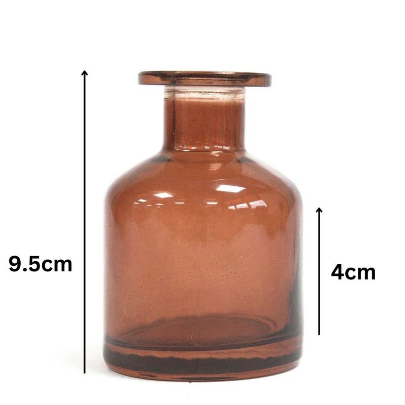 140 ml Round Alchemist Reed Diffuser Bottle - Brown (caps sold separately)