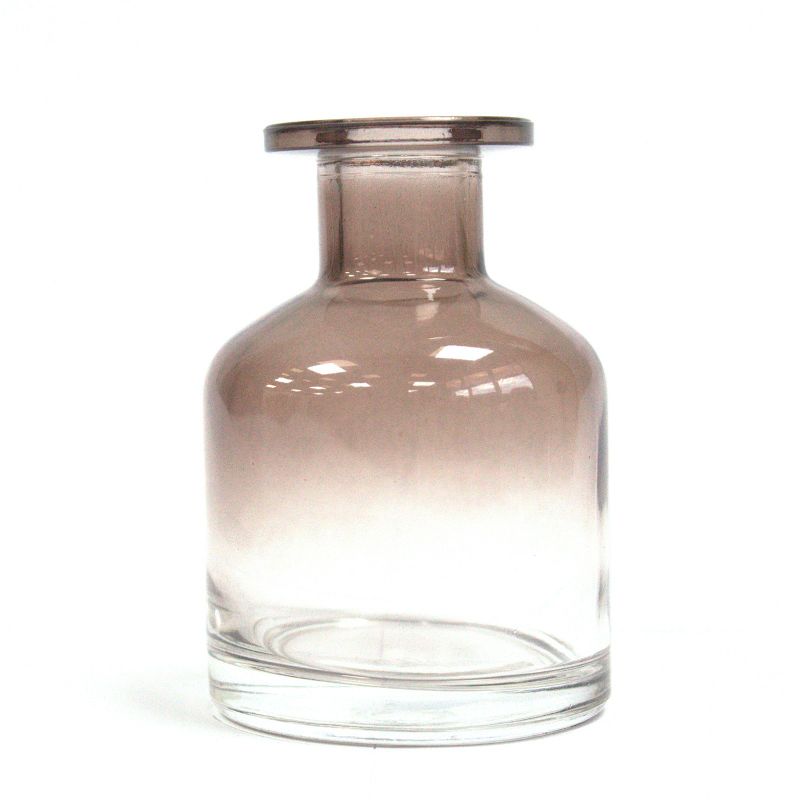 140 ml Round Alchemist Reed Diffuser Bottle - Charcoal (caps sold separately)