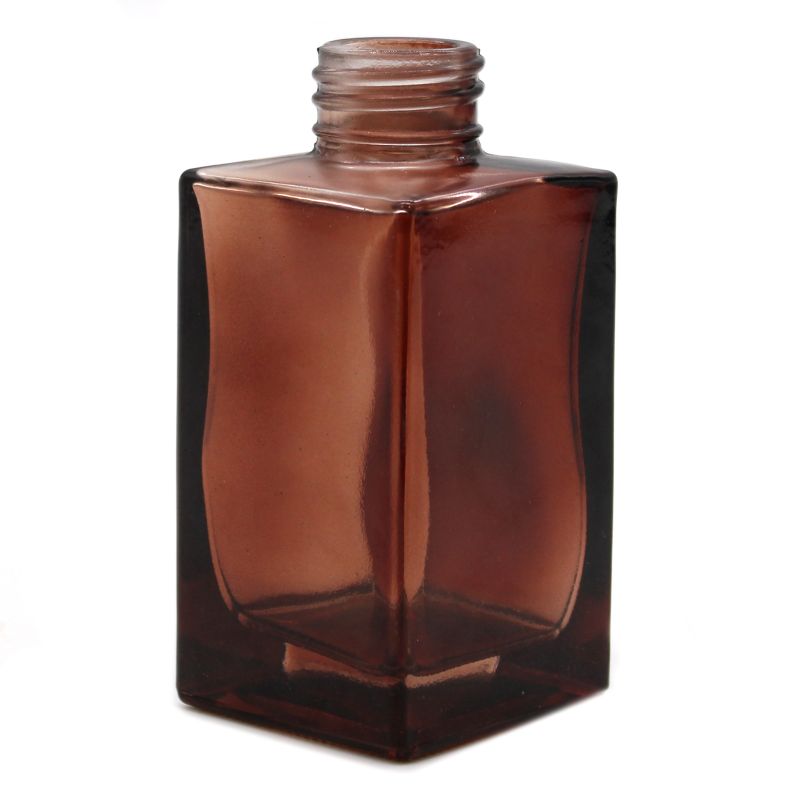 100 ml Square Long Reed Diffuser bottle - Amber (caps sold separately)