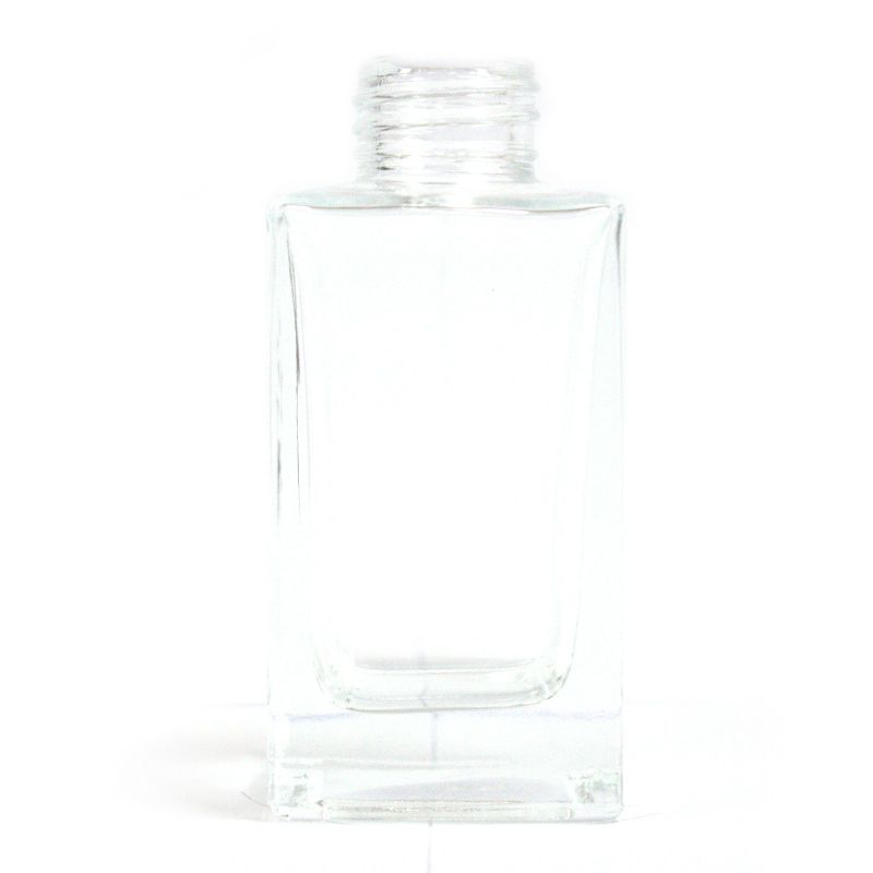 100 ml Square Long Reed Diffuser bottle - Clear (caps sold separately)