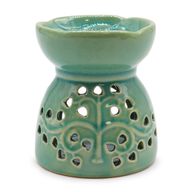 Tree of Life Oil Burner - Blue