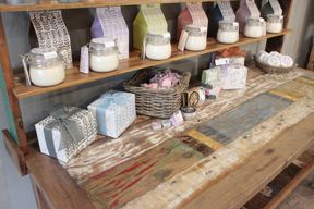A&C 2.2m Standard Table with top shelf - Recycled