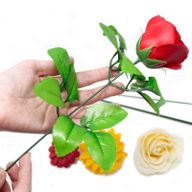 Flower Soap for Craft - Lrg Rose - Red