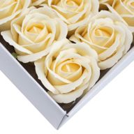 Flower Soap for Craft - Med Rose - Ivory