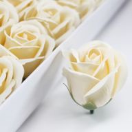 Flower Soap for Craft - Med Rose - Ivory