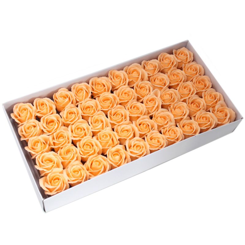 Flower Soap for Craft - Med Rose - Peach