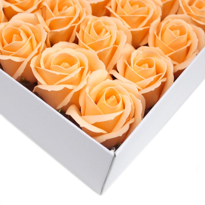 Flower Soap for Craft - Med Rose - Peach