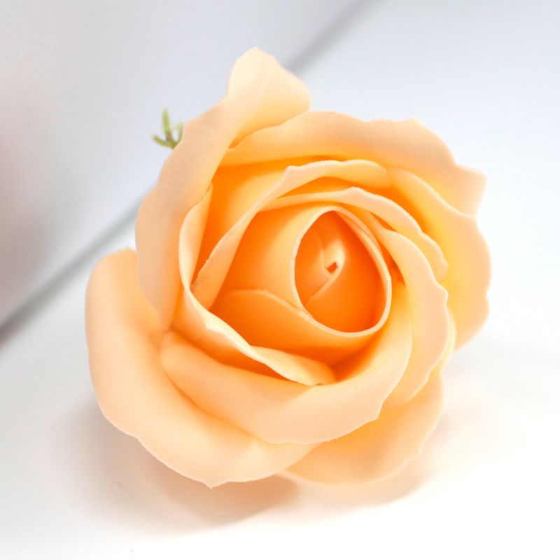 Flower Soap for Craft - Med Rose - Peach