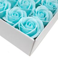 Flower Soap for Craft - Med Rose - Baby Blue