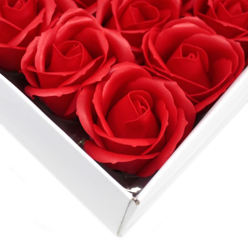 Flower Soap for Craft - Med Rose - Red