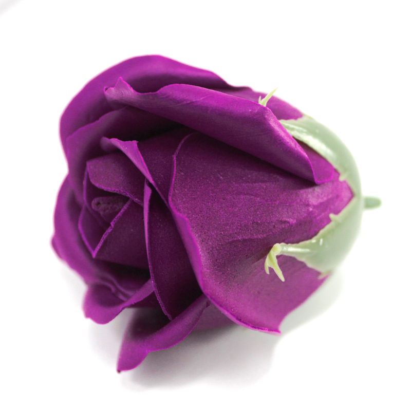 Flower Soap for Craft - Med Rose - Deep Violet