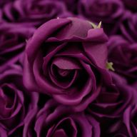 Flower Soap for Craft - Med Rose - Deep Violet