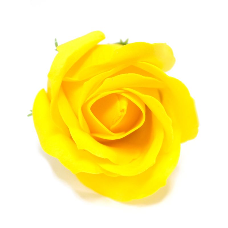 Flower Soap for Craft - Med Rose - Yellow