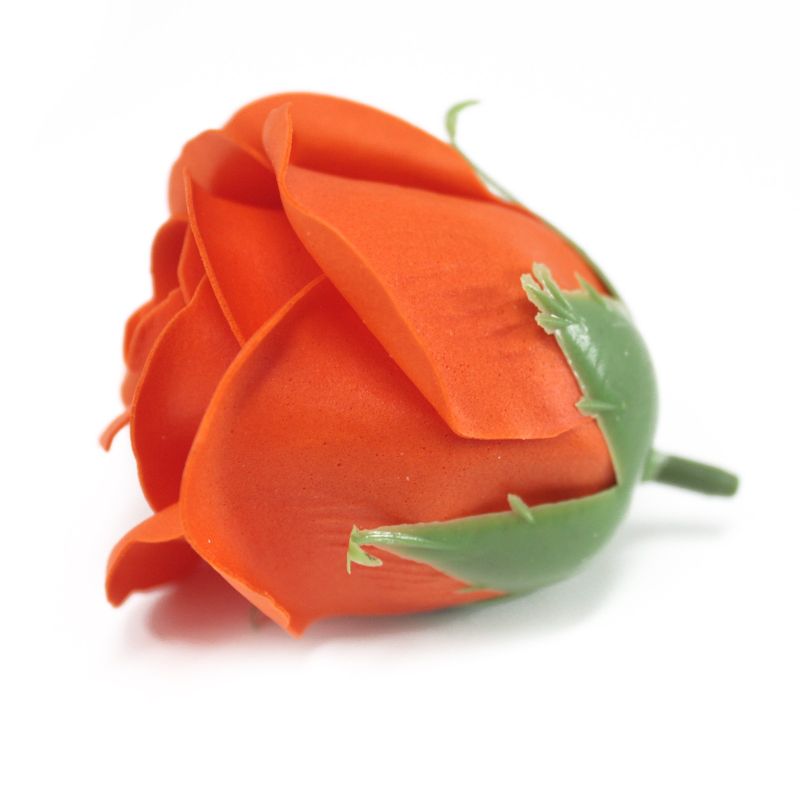 Flower Soap for Craft - Med Rose - Sunset Orange