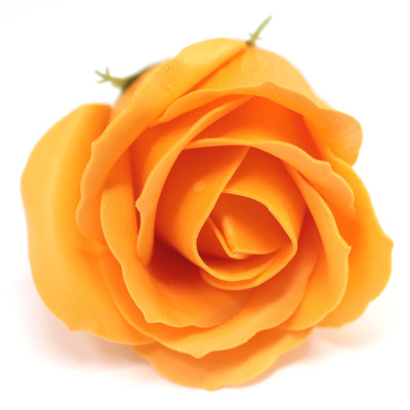 Flower Soap for Craft - Med Rose - Orange