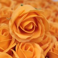 Flower Soap for Craft - Med Rose - Orange