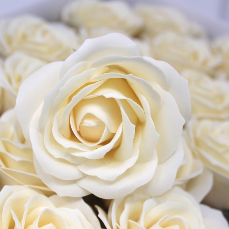 Flower Soap for Craft - Lrg Rose - Ivory