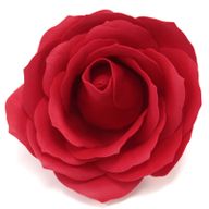 Flower Soap for Craft - Lrg Rose - Red
