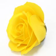 Flower Soap for Craft - Lrg Rose - Yellow