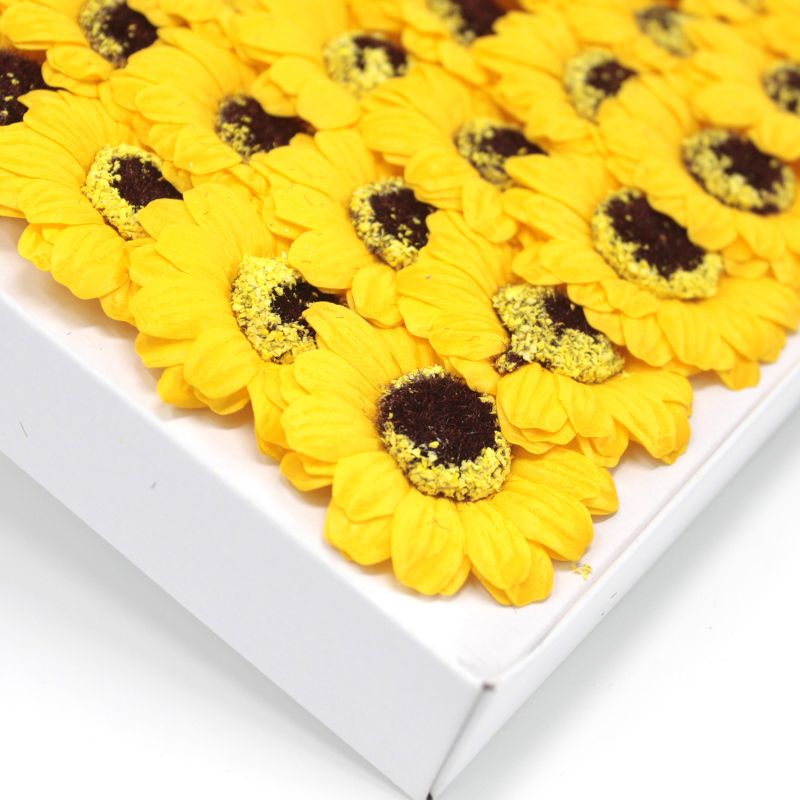 Flower Soap for Craft - Sml Sunflower - Yellow