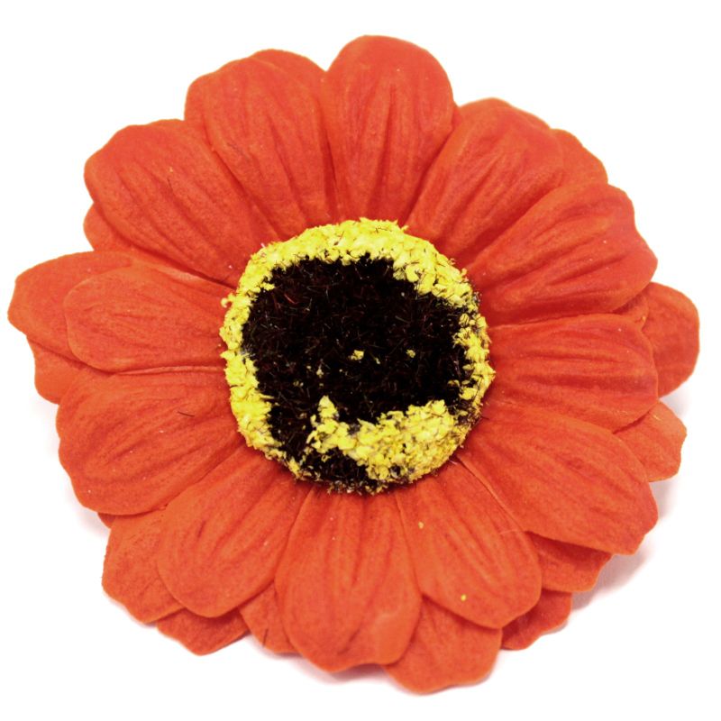 Flower Soap for Craft - Sml Sunflower - Orange