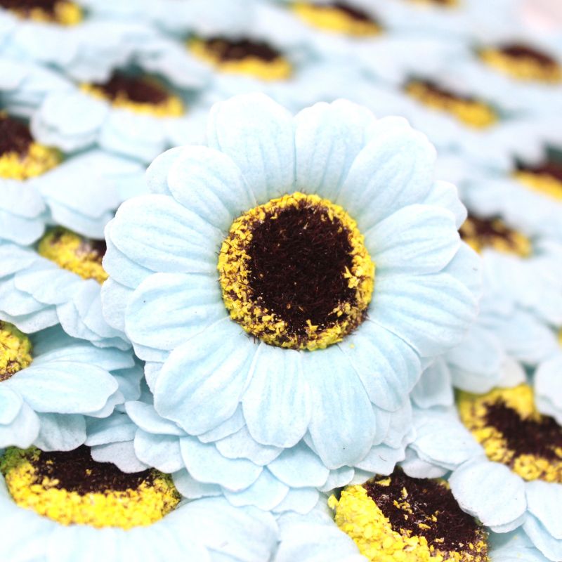 Flower Soap for Craft - Sml Sunflower - Blue
