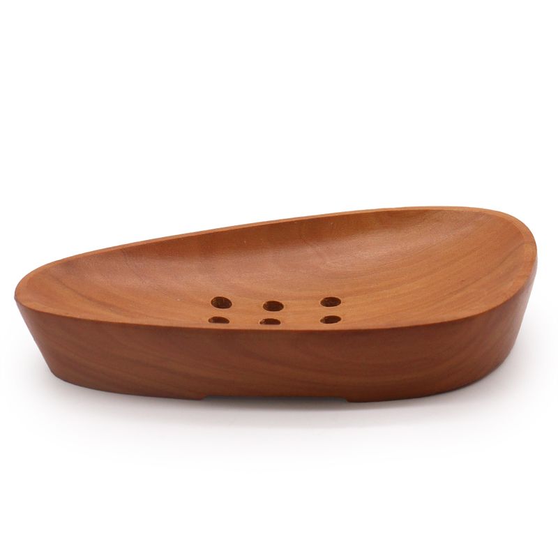 Pebble Shape Naseberry Soap Dish