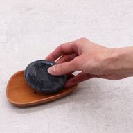 Pebble Shape Naseberry Soap Dish