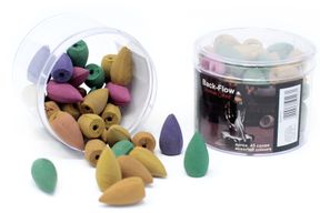 Tub of Assorted Back Flow Incense Cones (approx 45)