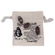 One Inch Lingam - 3 Stones ( 4 pouches )