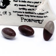 One Inch Lingam - 3 Stones ( 4 pouches )