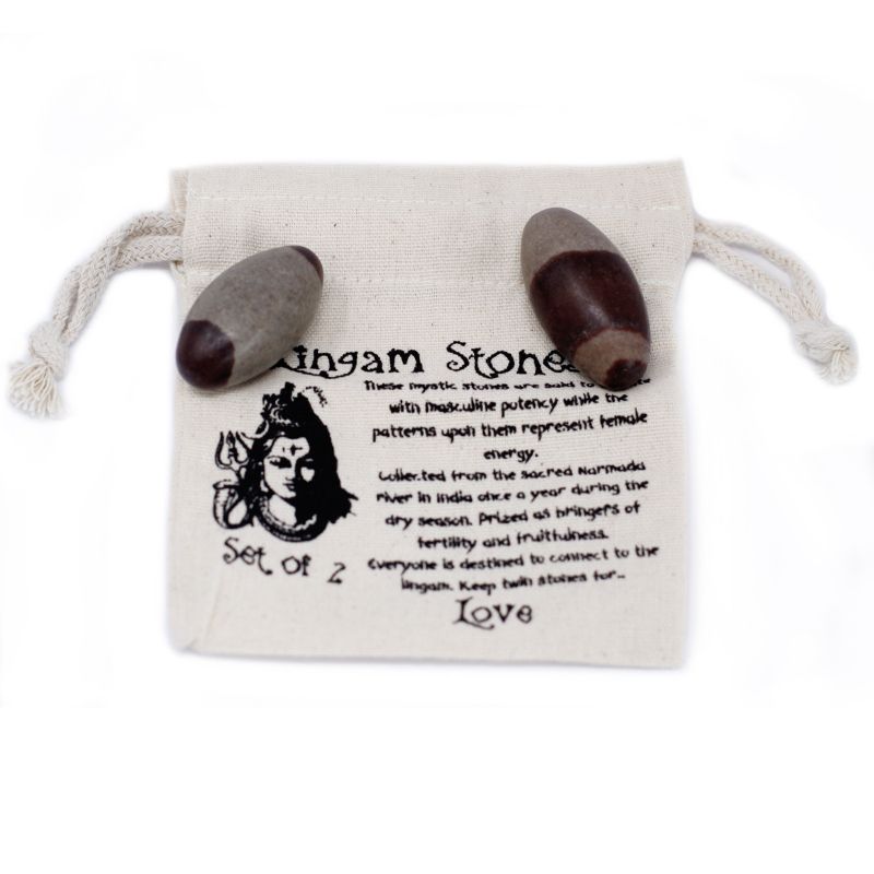 Two Inch Lingam - 2 Stones ( 4 pouches )