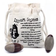 Two Inch Lingam - 2 Stones ( 4 pouches )
